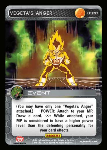 Vegeta's Anger (FOIL)